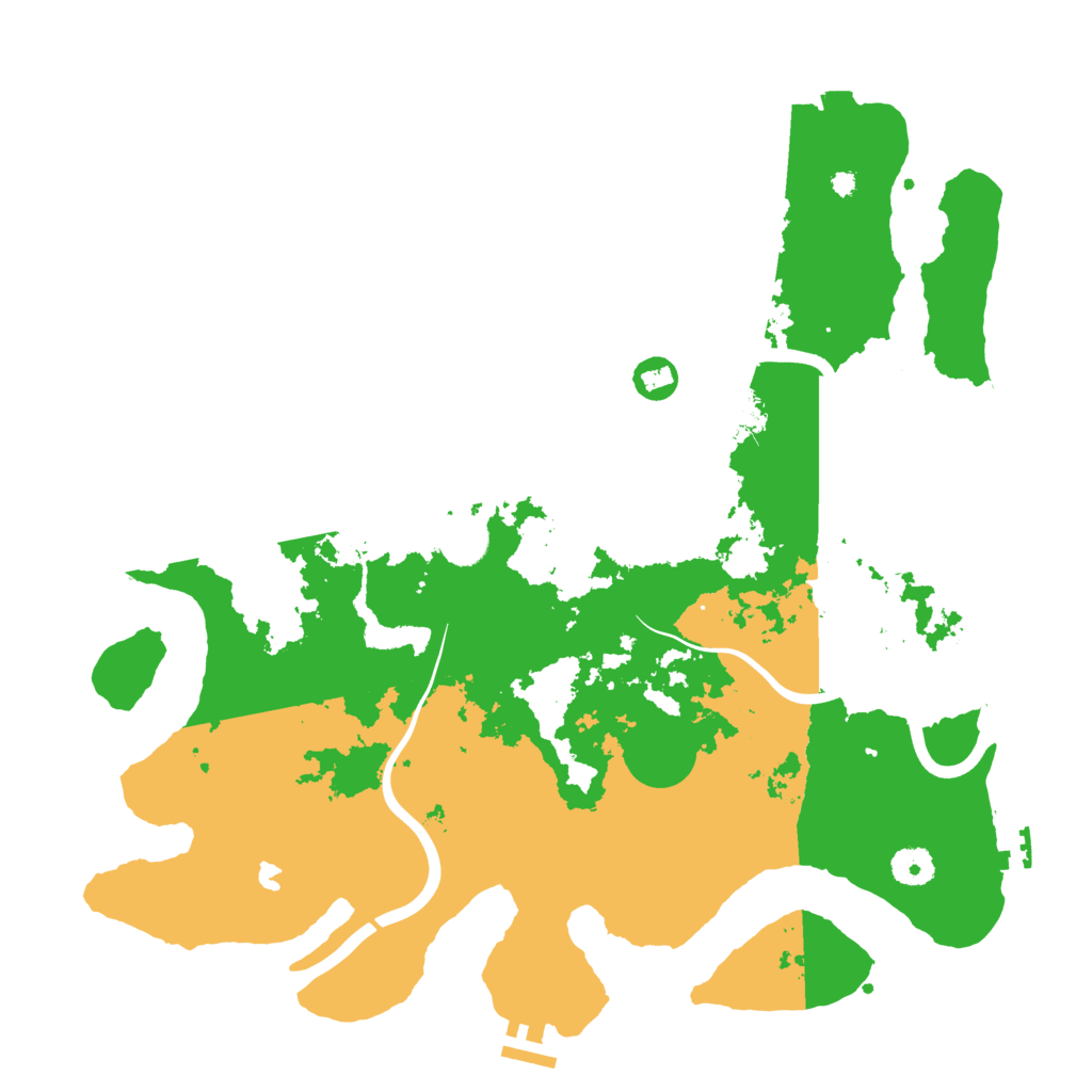 Biome Rust Map: Procedural Map, Size: 4000, Seed: 68860