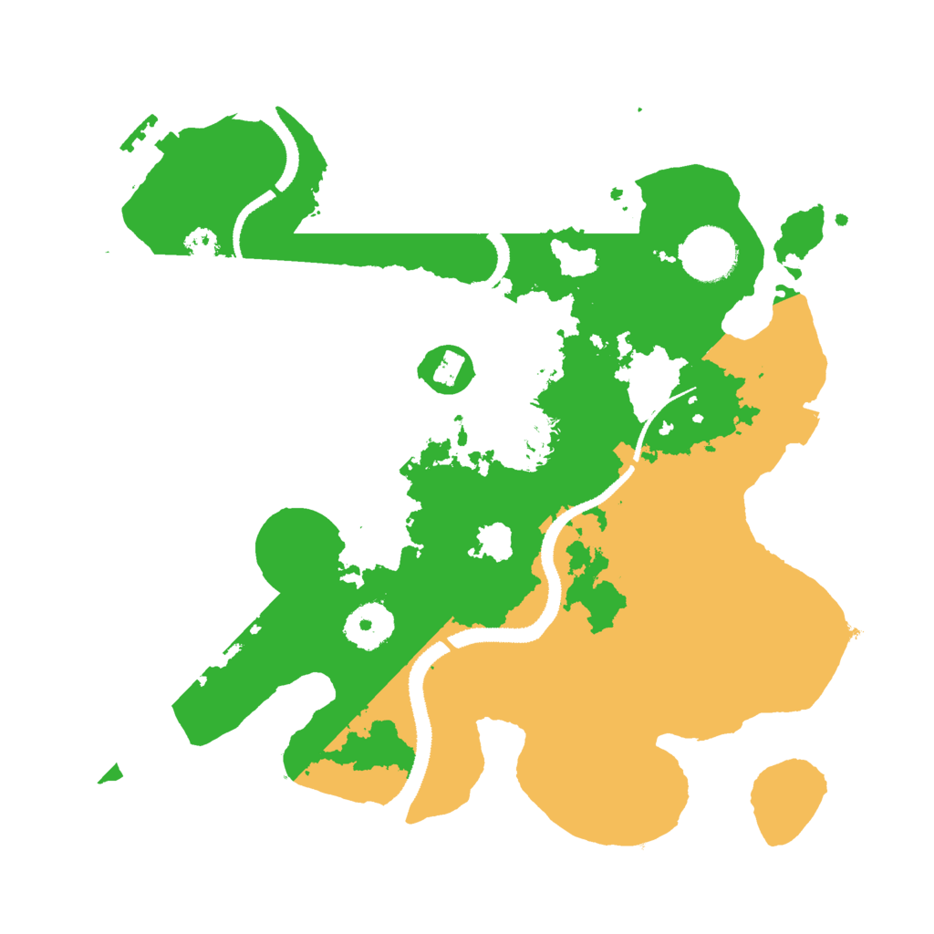Biome Rust Map: Procedural Map, Size: 3000, Seed: 385407