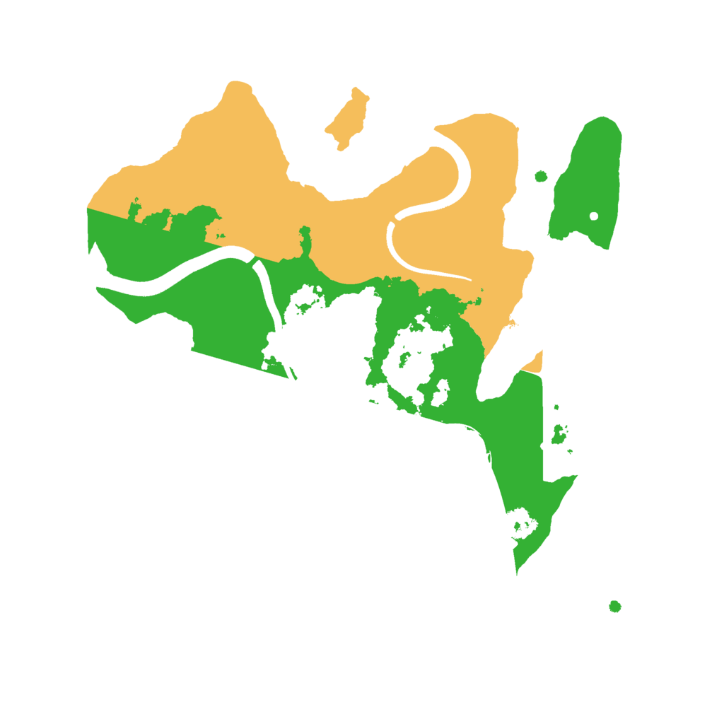 Biome Rust Map: Procedural Map, Size: 2450, Seed: 2147483647