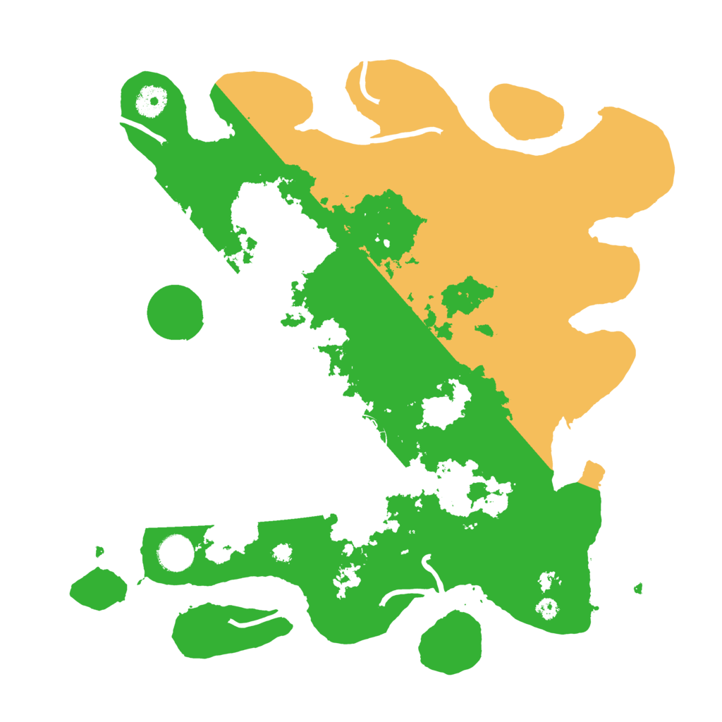 Biome Rust Map: Procedural Map, Size: 3500, Seed: 358276451