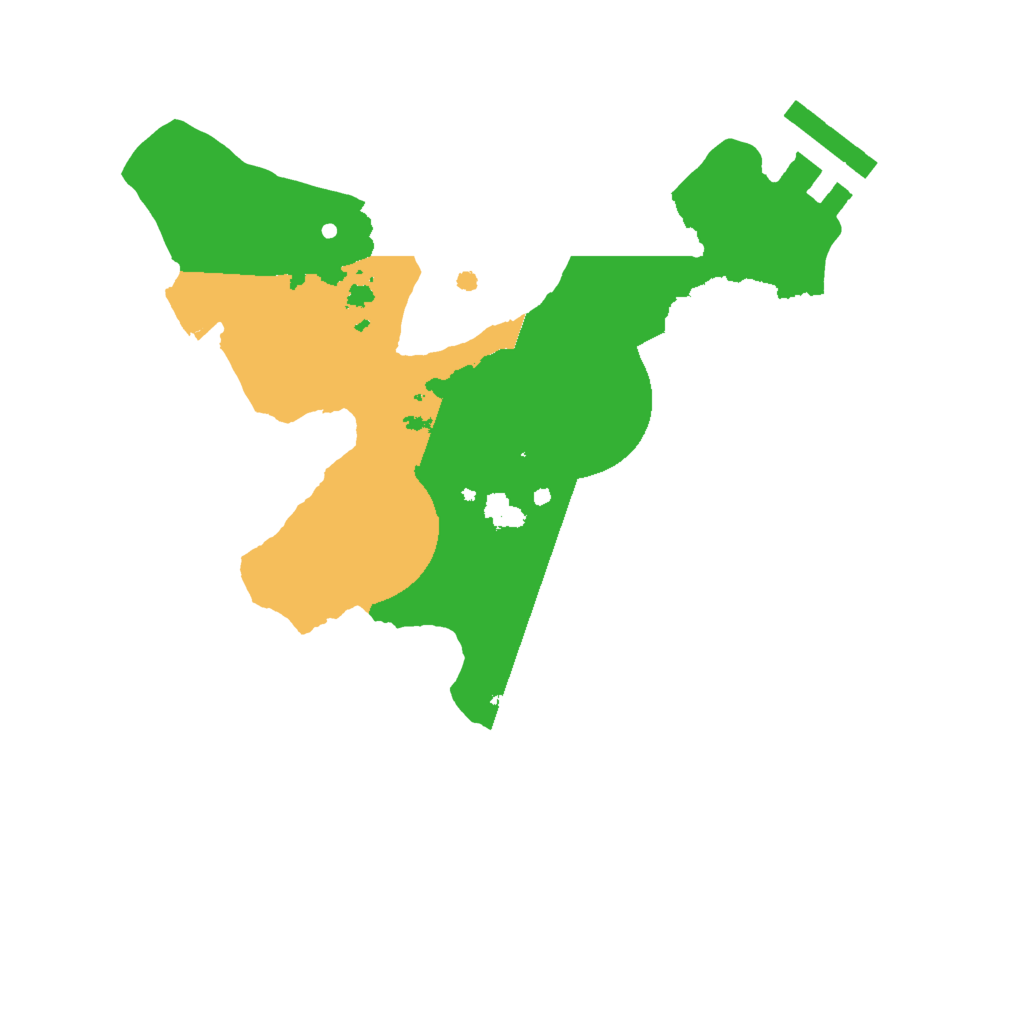 Biome Rust Map: Procedural Map, Size: 2000, Seed: 50158997