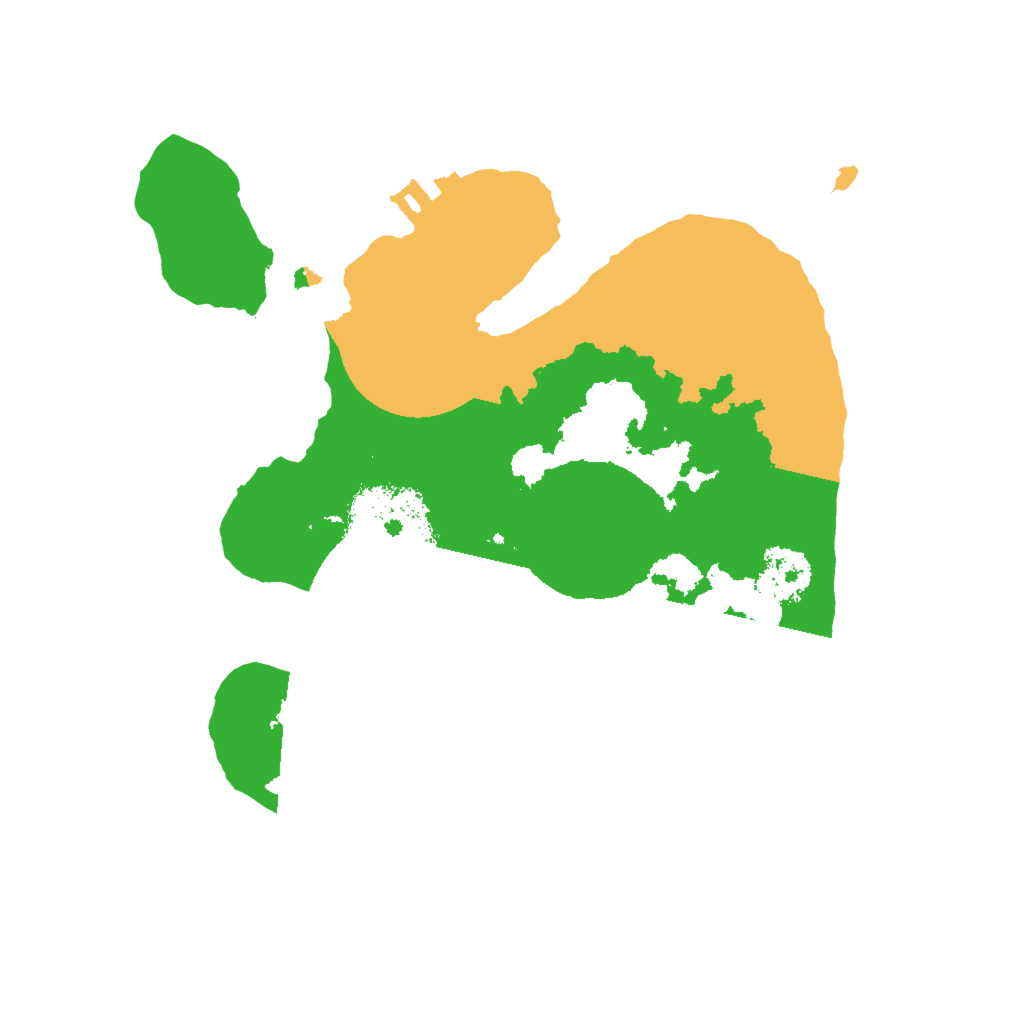 Biome Rust Map: Procedural Map, Size: 2000, Seed: 90173484