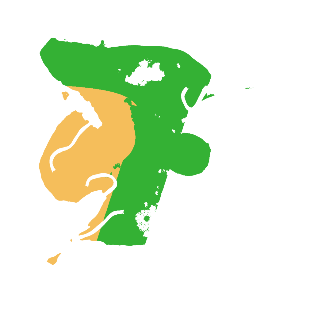 Biome Rust Map: Procedural Map, Size: 2000, Seed: 19371676