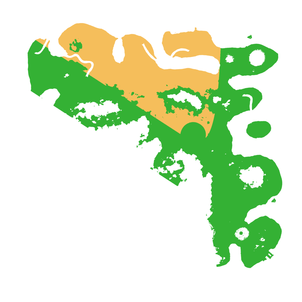 Biome Rust Map: Procedural Map, Size: 3500, Seed: 492742143