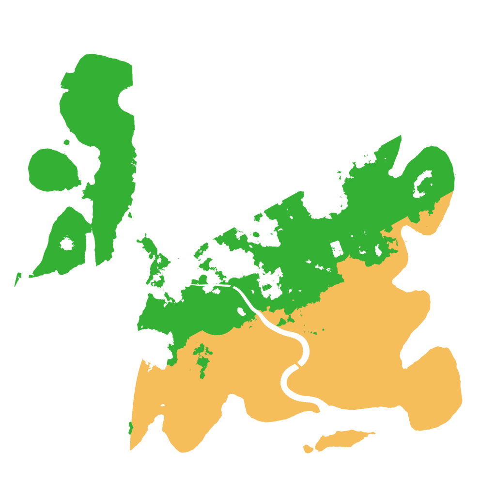 Biome Rust Map: Procedural Map, Size: 3500, Seed: 1062143643