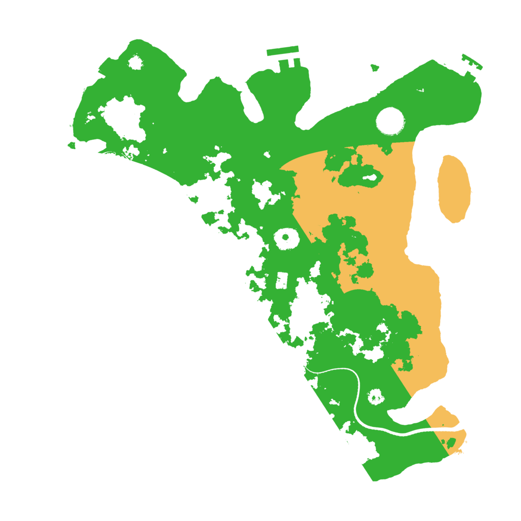 Biome Rust Map: Procedural Map, Size: 3300, Seed: 2379370