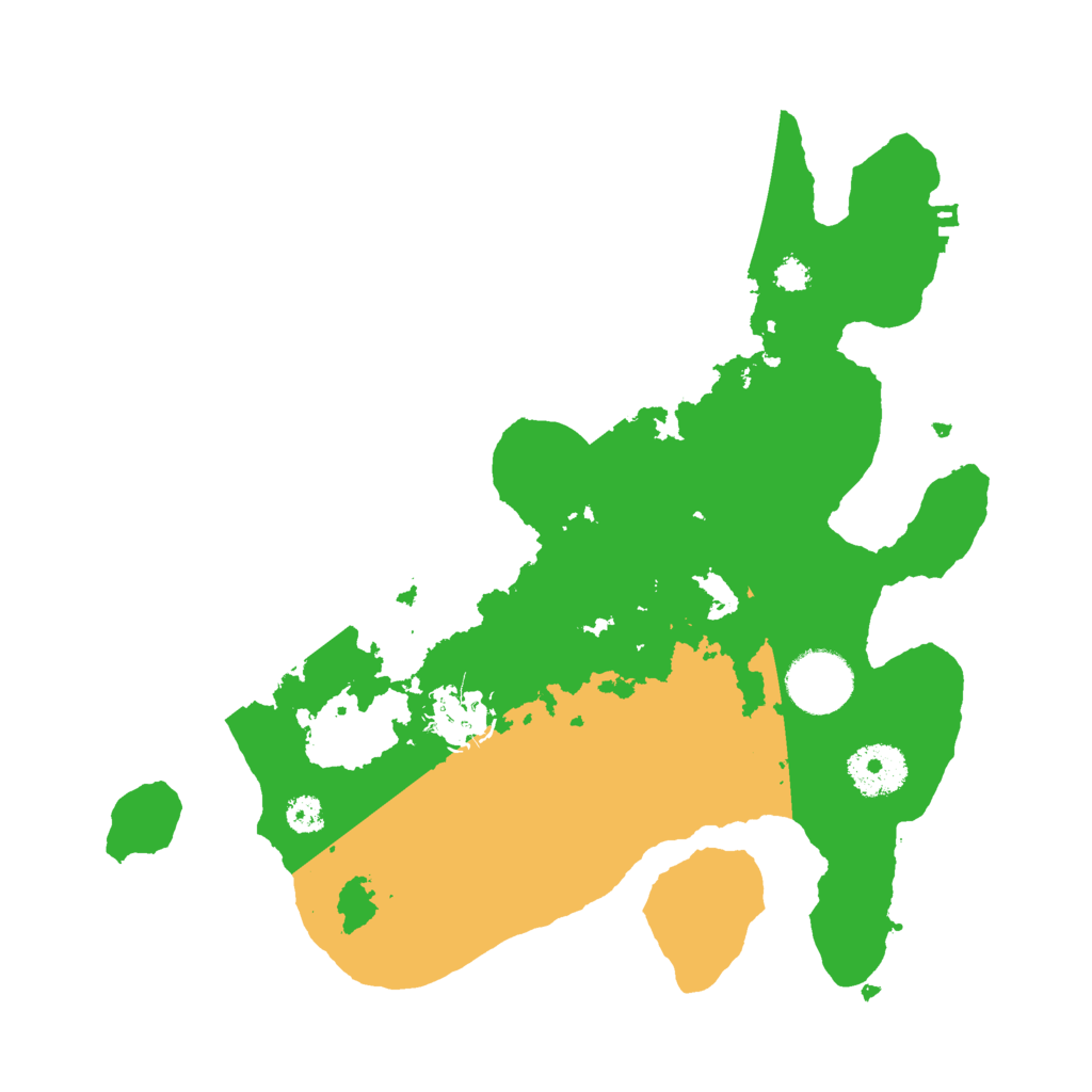 Biome Rust Map: Procedural Map, Size: 3000, Seed: 739362593