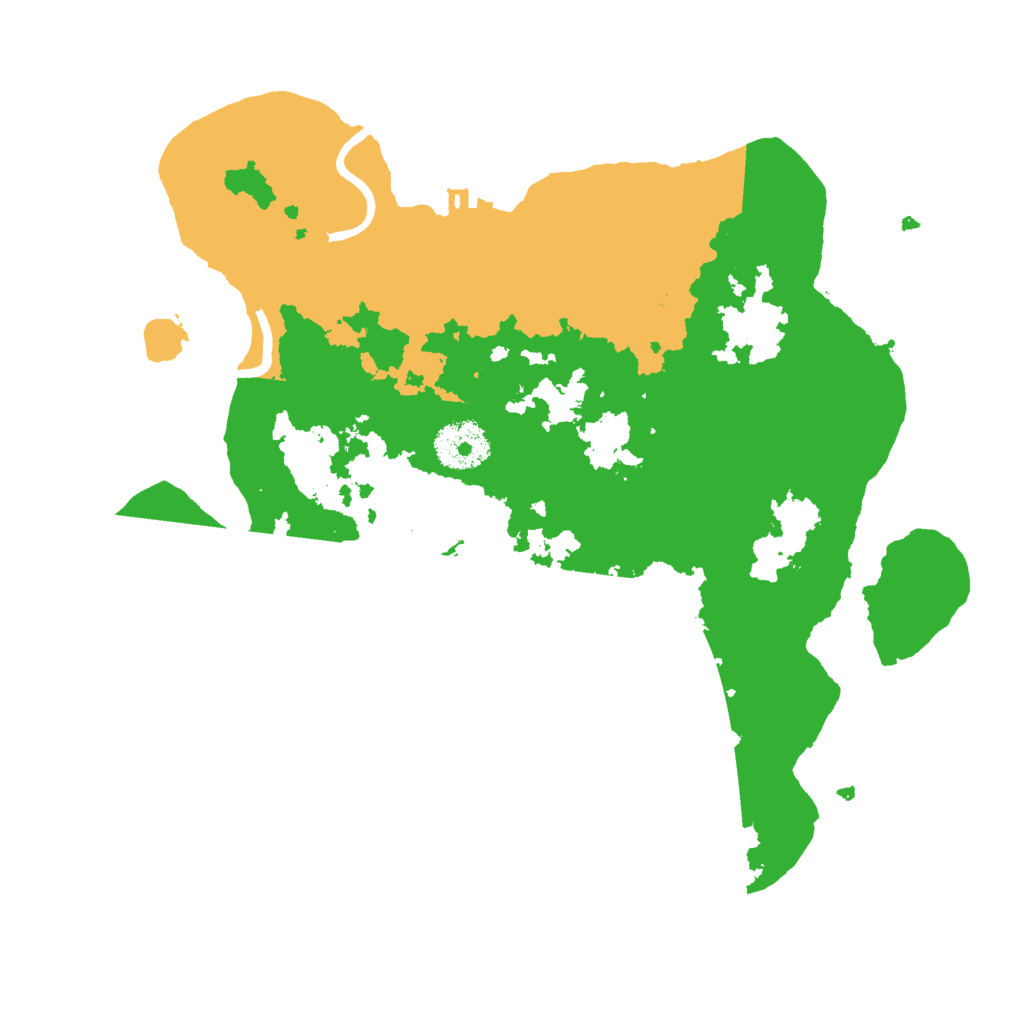 Biome Rust Map: Procedural Map, Size: 3000, Seed: 26049319