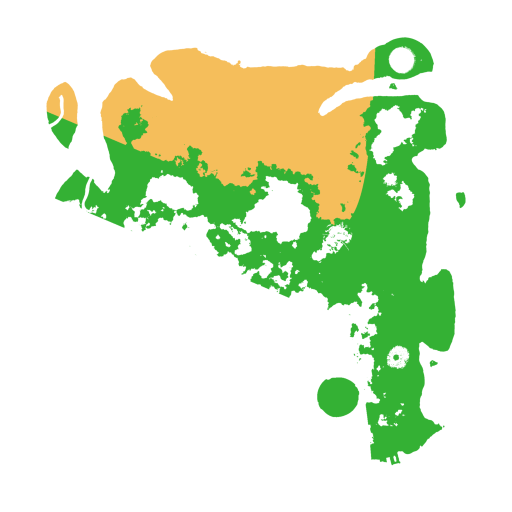 Biome Rust Map: Procedural Map, Size: 3500, Seed: 1238486027