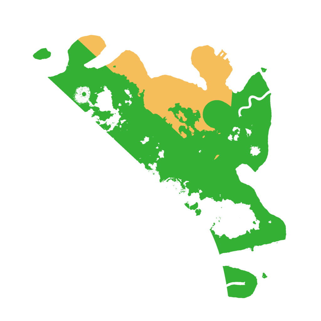 Biome Rust Map: Procedural Map, Size: 3000, Seed: 31201