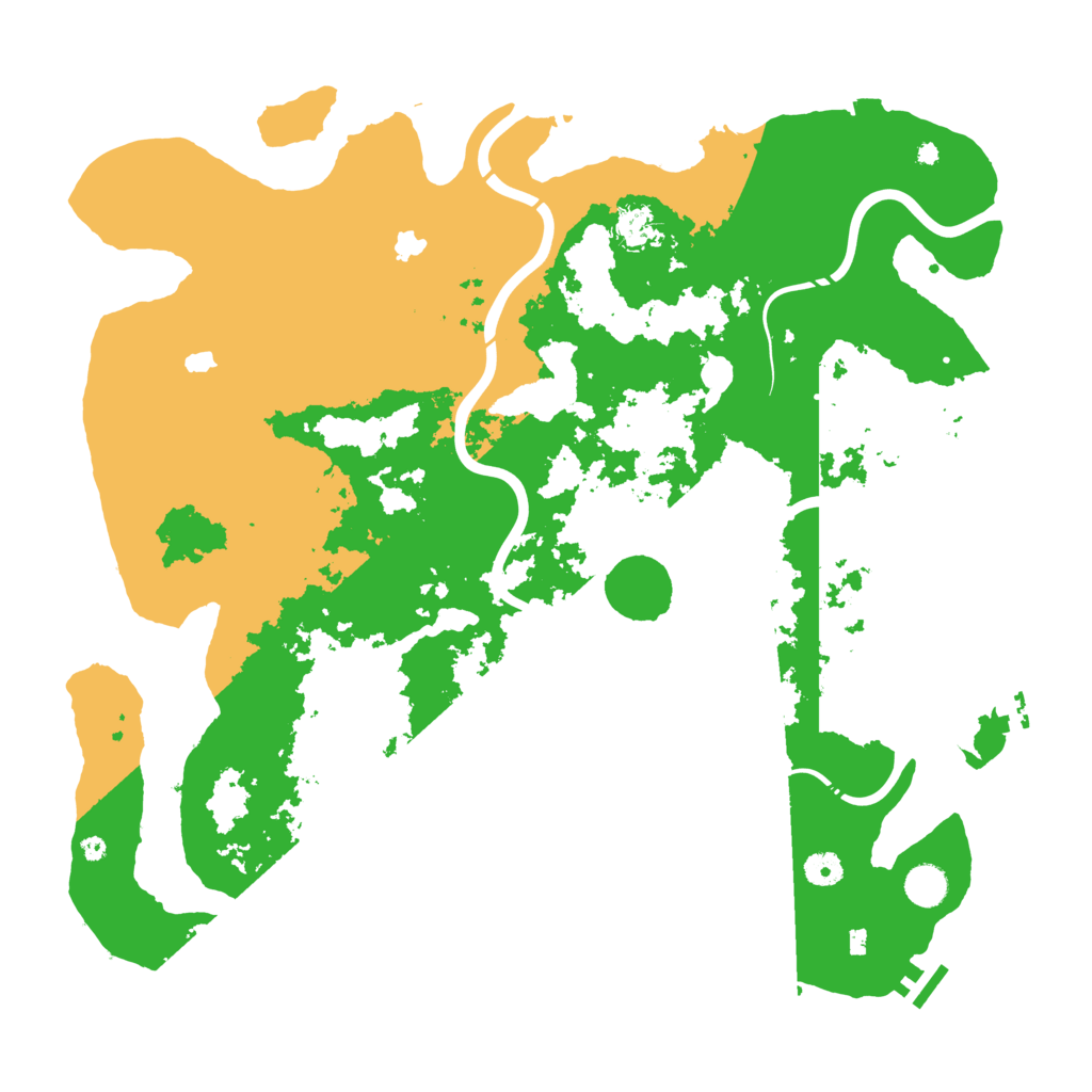 Biome Rust Map: Procedural Map, Size: 4500, Seed: 808995369