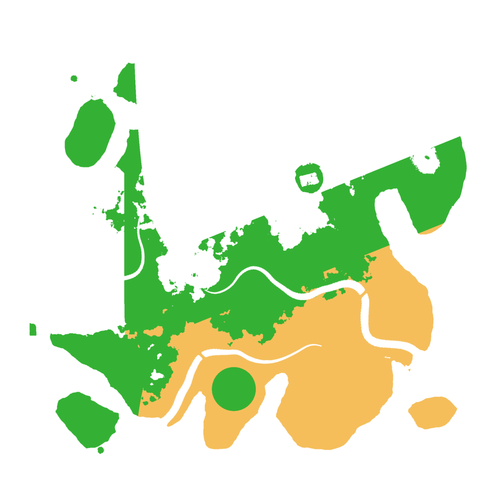 Biome Rust Map: Procedural Map, Size: 3000, Seed: 56135203