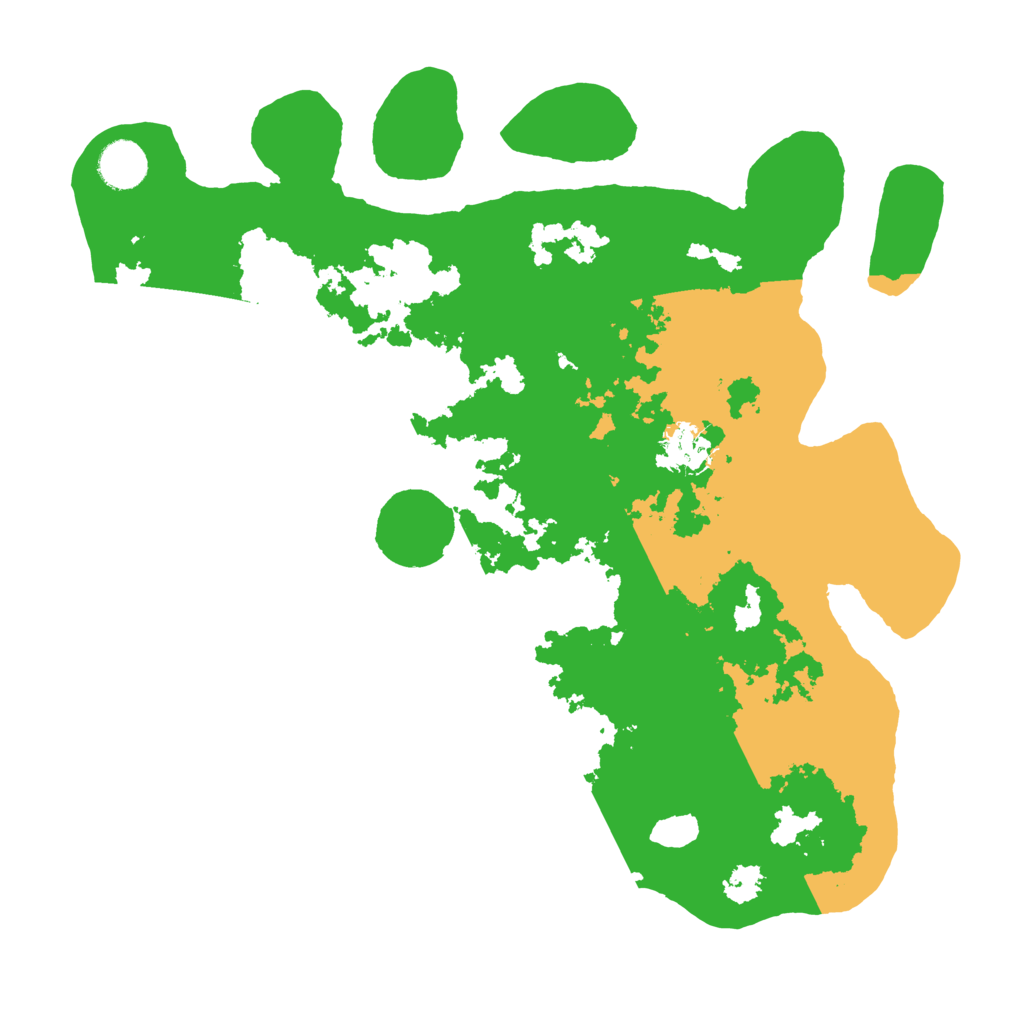 Biome Rust Map: Barren, Size: 3700, Seed: 497324795