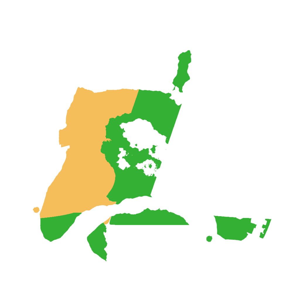 Biome Rust Map: Procedural Map, Size: 2000, Seed: 414427465