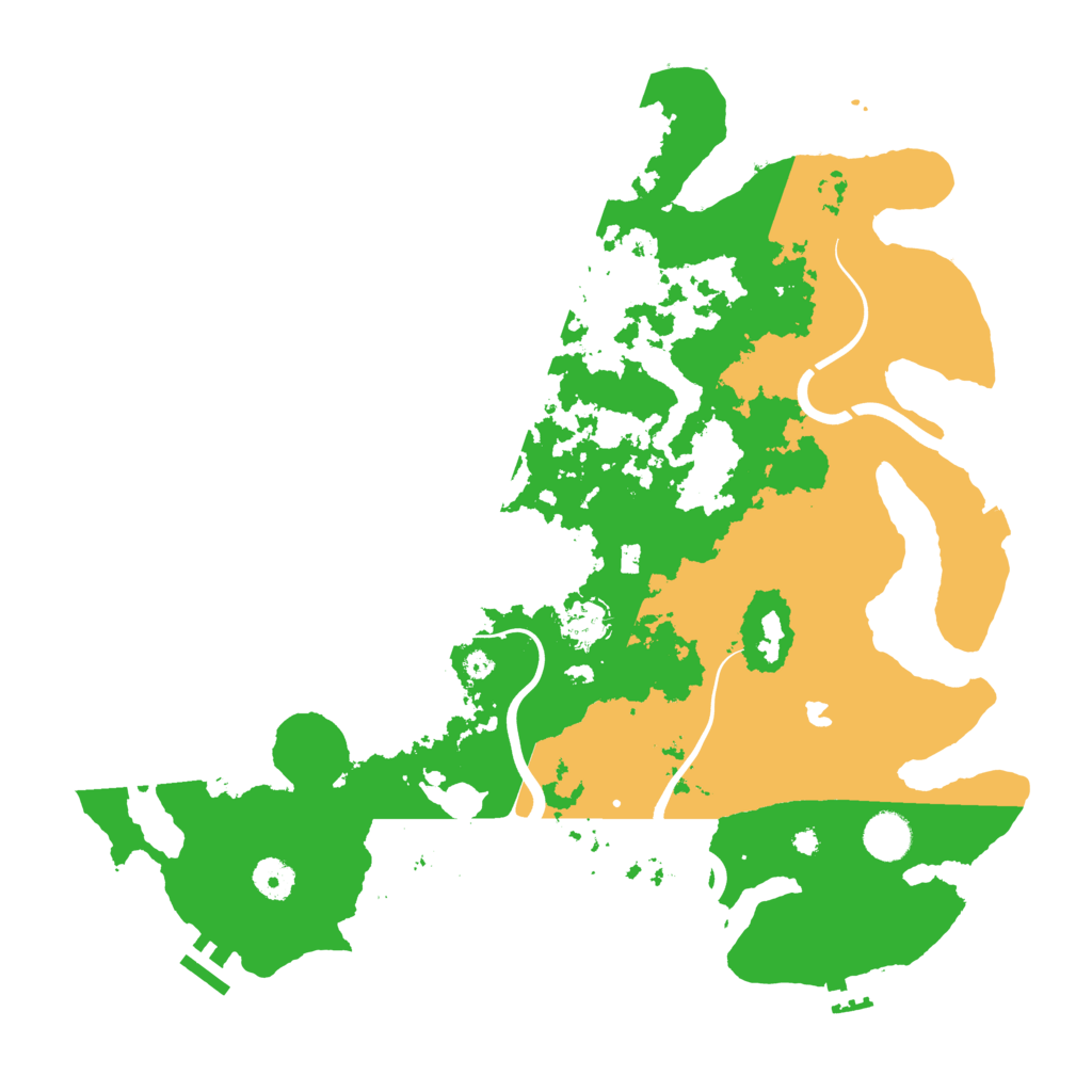 Biome Rust Map: Procedural Map, Size: 4000, Seed: 132547896