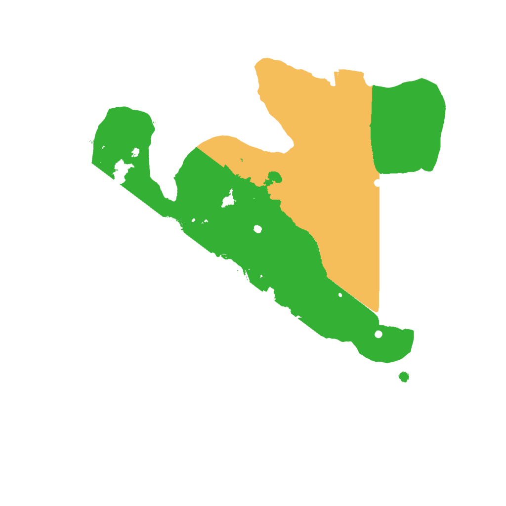 Biome Rust Map: Procedural Map, Size: 2000, Seed: 1259379625