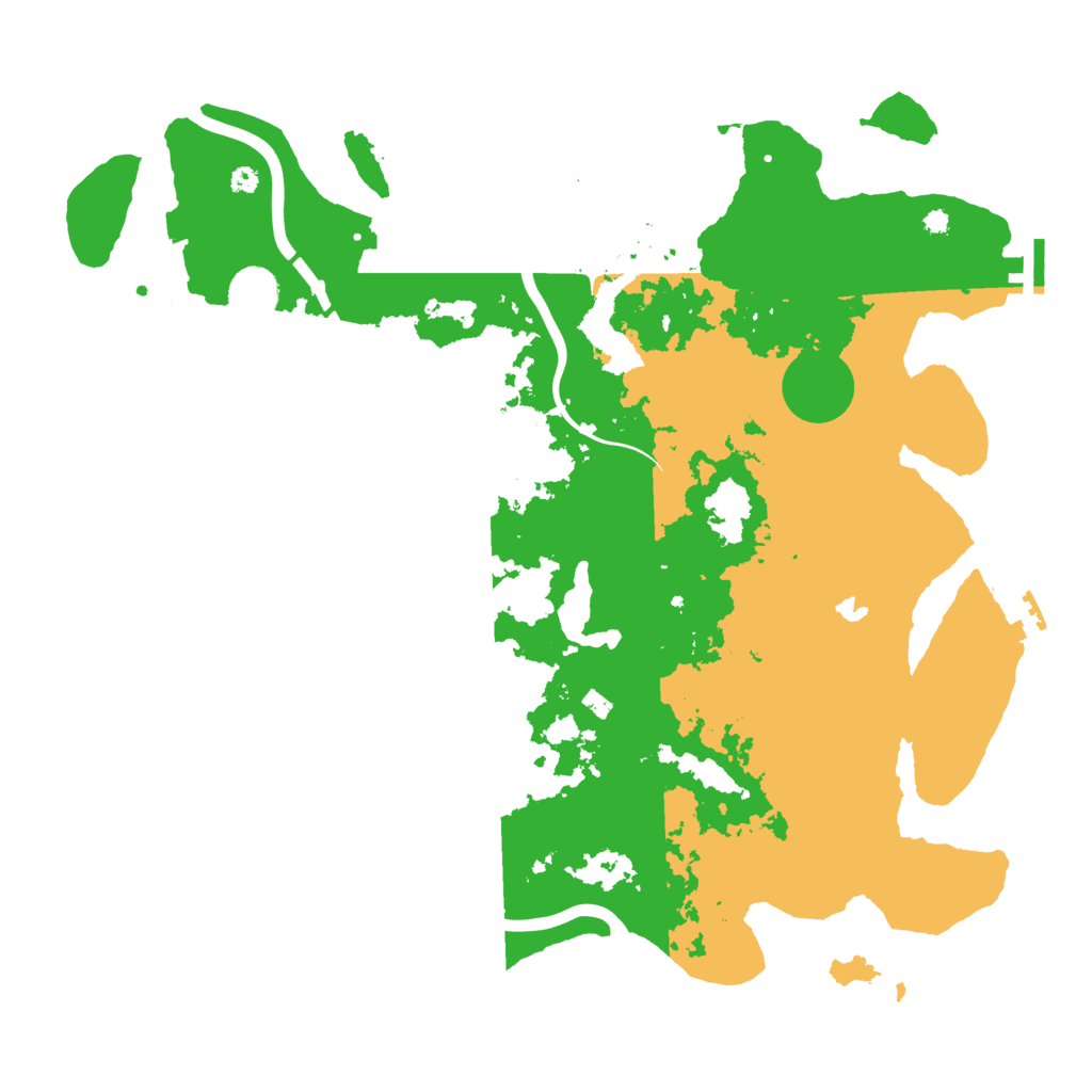 Biome Rust Map: Procedural Map, Size: 4000, Seed: 2000001