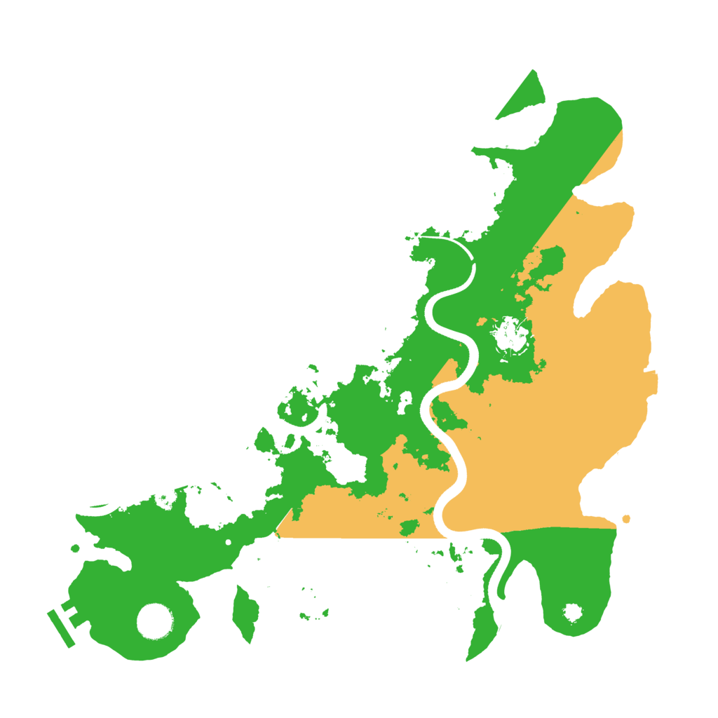 Biome Rust Map: Procedural Map, Size: 3500, Seed: 2081037328