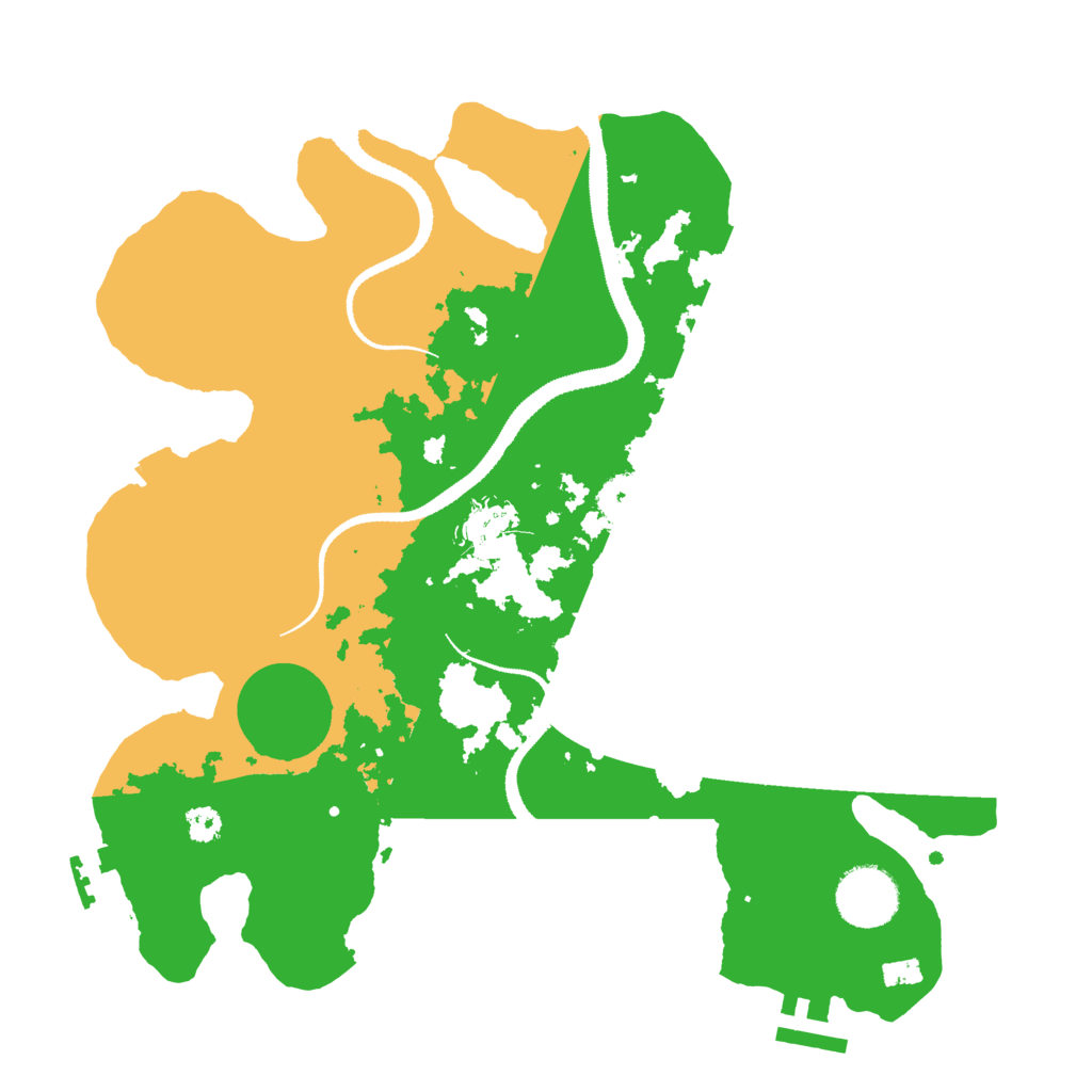 Biome Rust Map: Procedural Map, Size: 3100, Seed: 278431