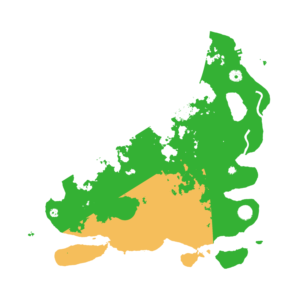 Biome Rust Map: Procedural Map, Size: 3500, Seed: 97533138