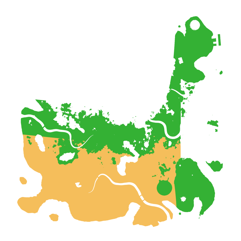 Biome Rust Map: Procedural Map, Size: 4250, Seed: 1357012