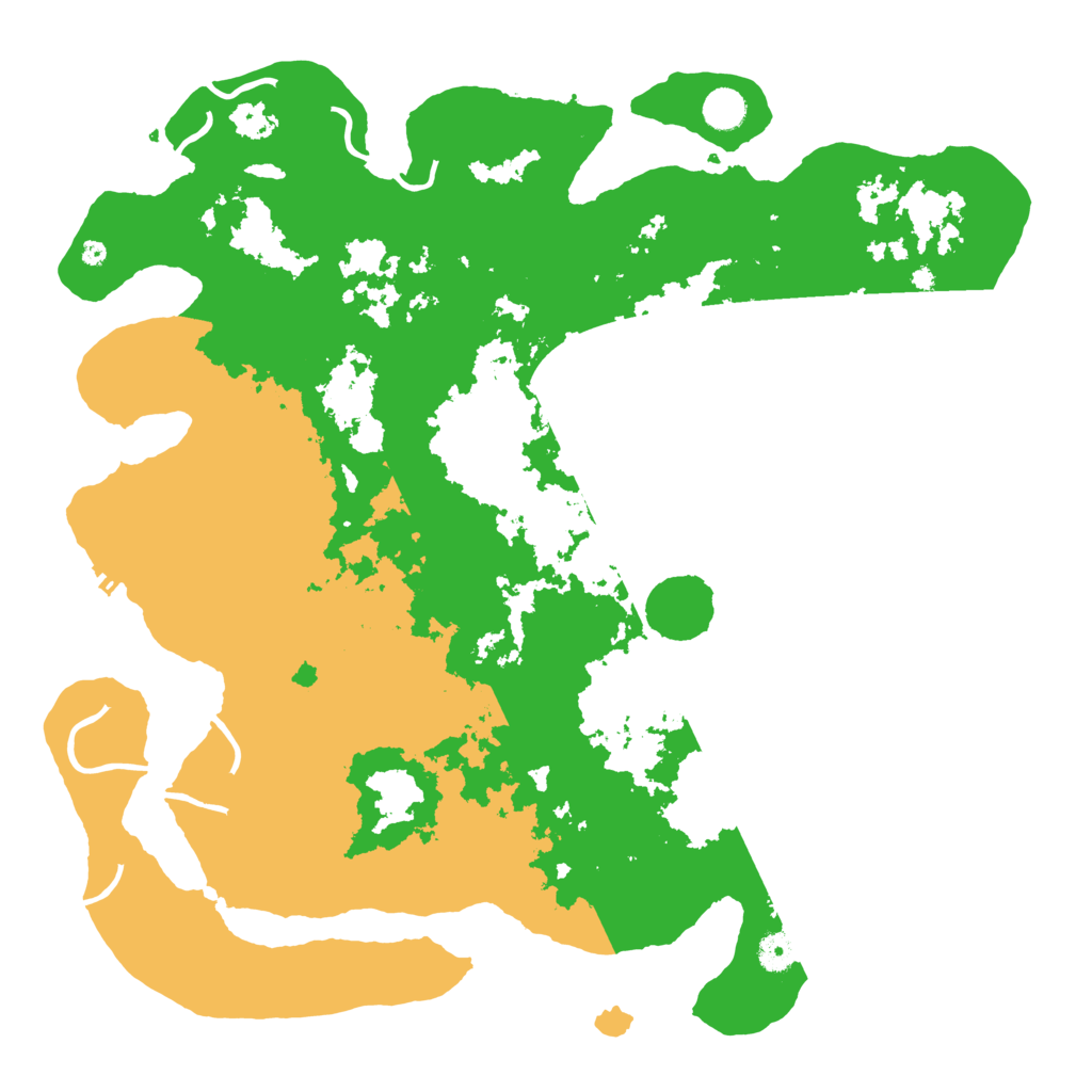 Biome Rust Map: Procedural Map, Size: 4500, Seed: 78649
