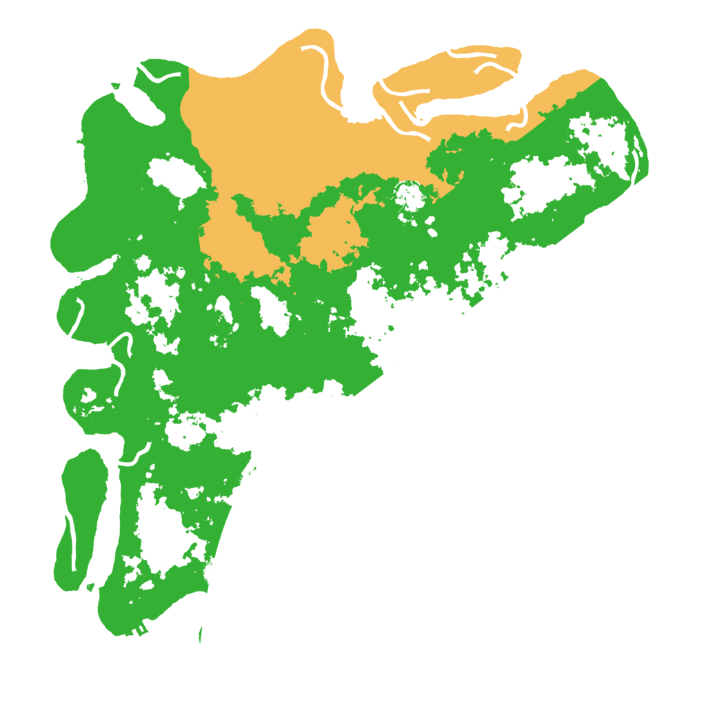 Biome Rust Map: Procedural Map, Size: 4250, Seed: 537495625