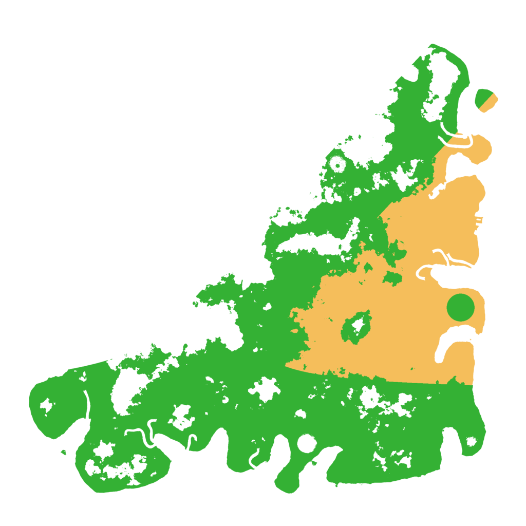 Biome Rust Map: Procedural Map, Size: 5000, Seed: 1215901358