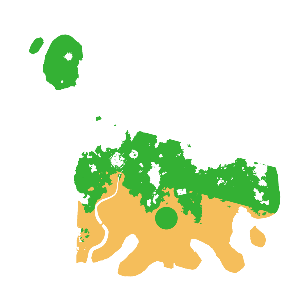 Biome Rust Map: Procedural Map, Size: 3500, Seed: 2085571163