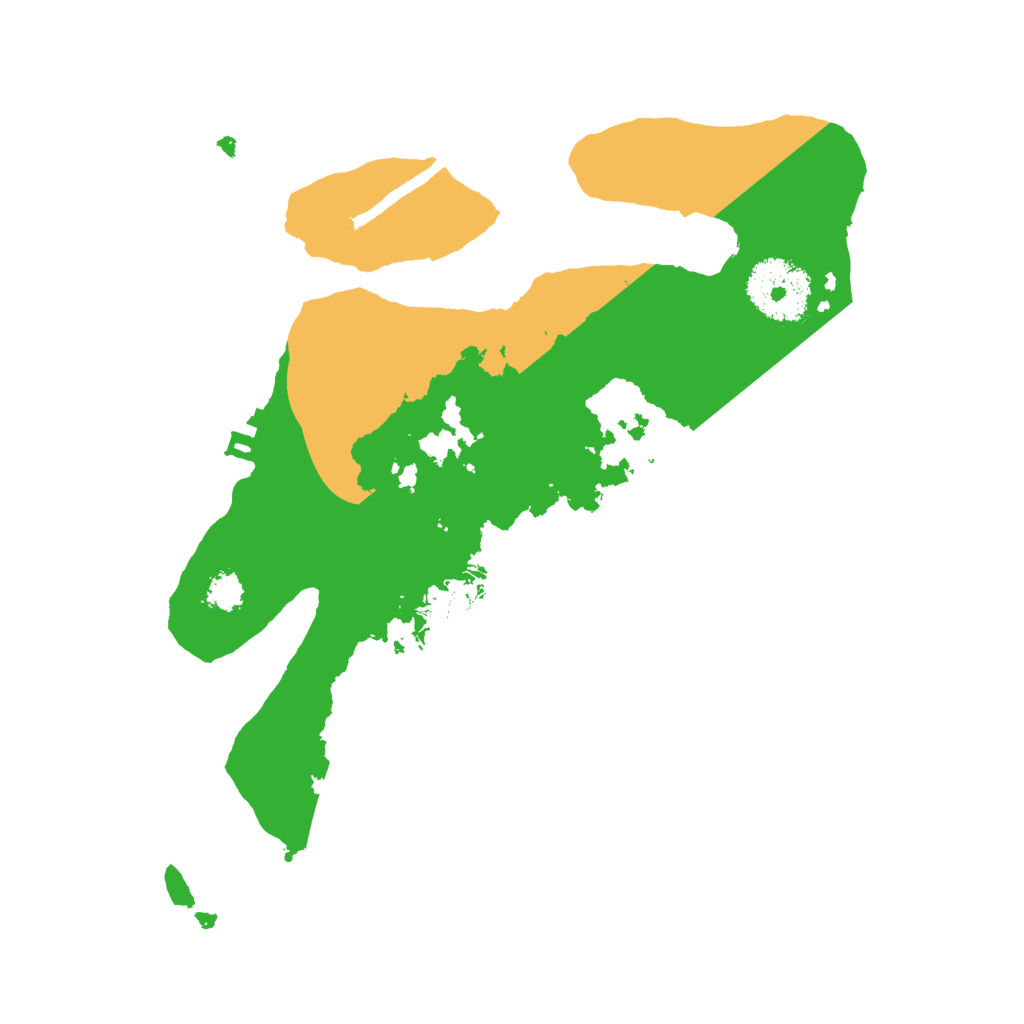 Biome Rust Map: Procedural Map, Size: 2500, Seed: 51371236