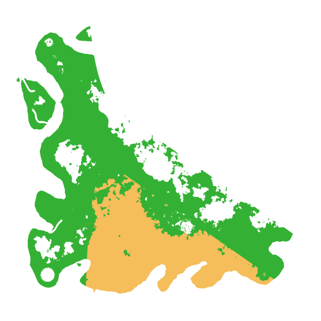 Biome Rust Map: Procedural Map, Size: 4096, Seed: 123745387
