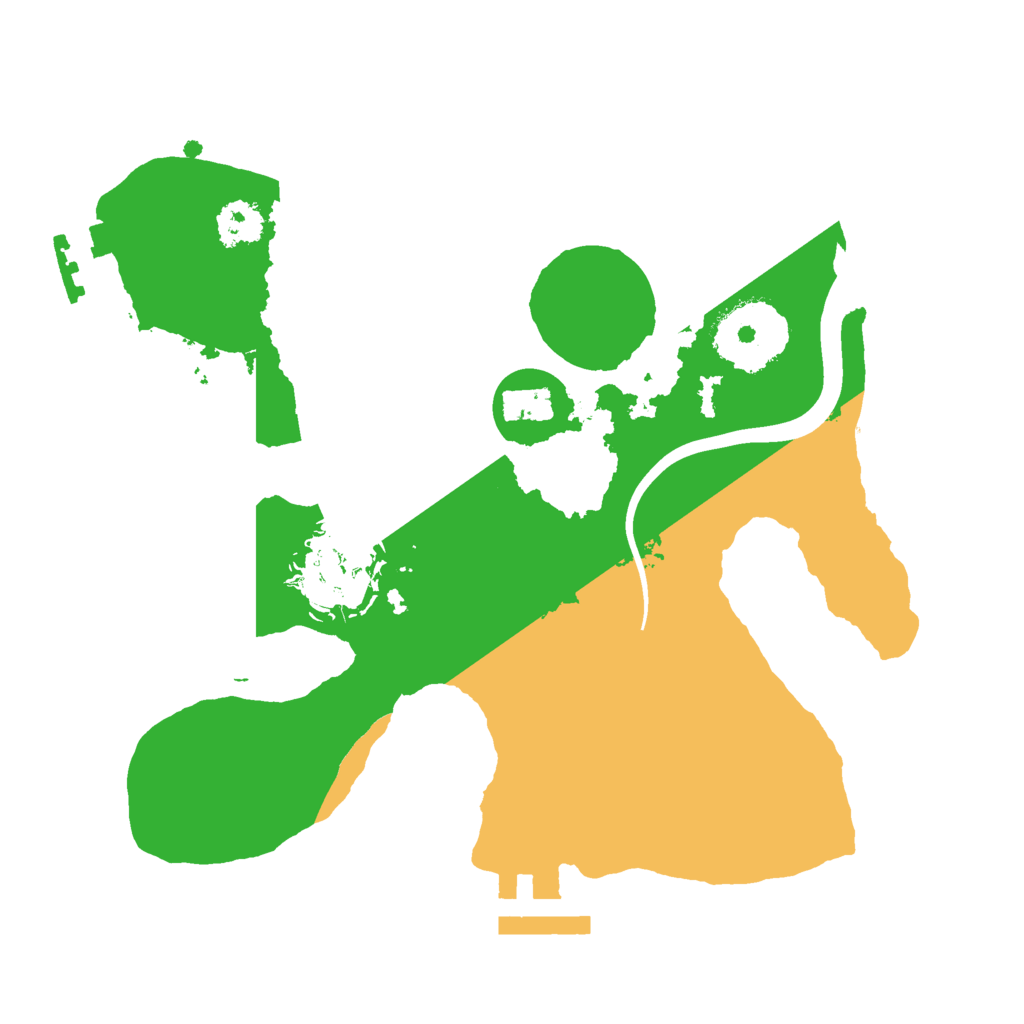 Biome Rust Map: Procedural Map, Size: 2250, Seed: 3243