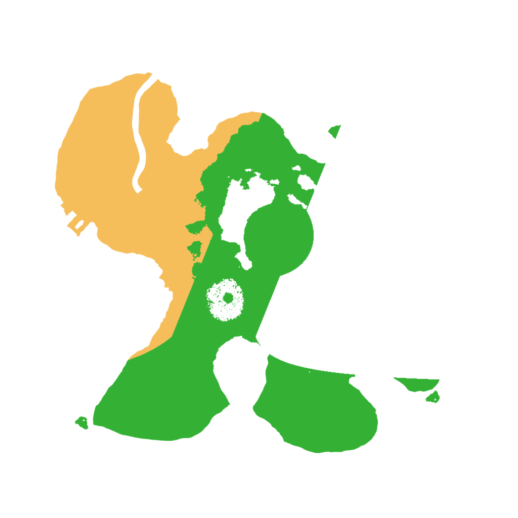 Biome Rust Map: Procedural Map, Size: 2000, Seed: 527436