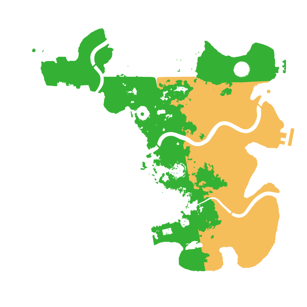 Biome Rust Map: Procedural Map, Size: 3500, Seed: 1461328474