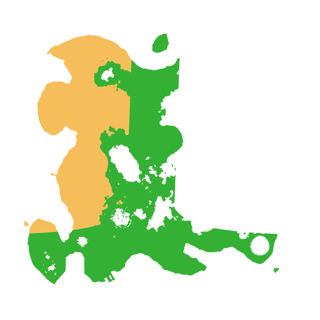 Biome Rust Map: Procedural Map, Size: 3000, Seed: 98265