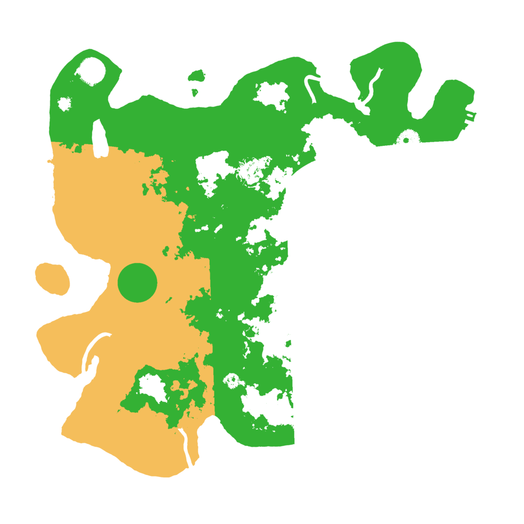 Biome Rust Map: Procedural Map, Size: 3500, Seed: 4355181