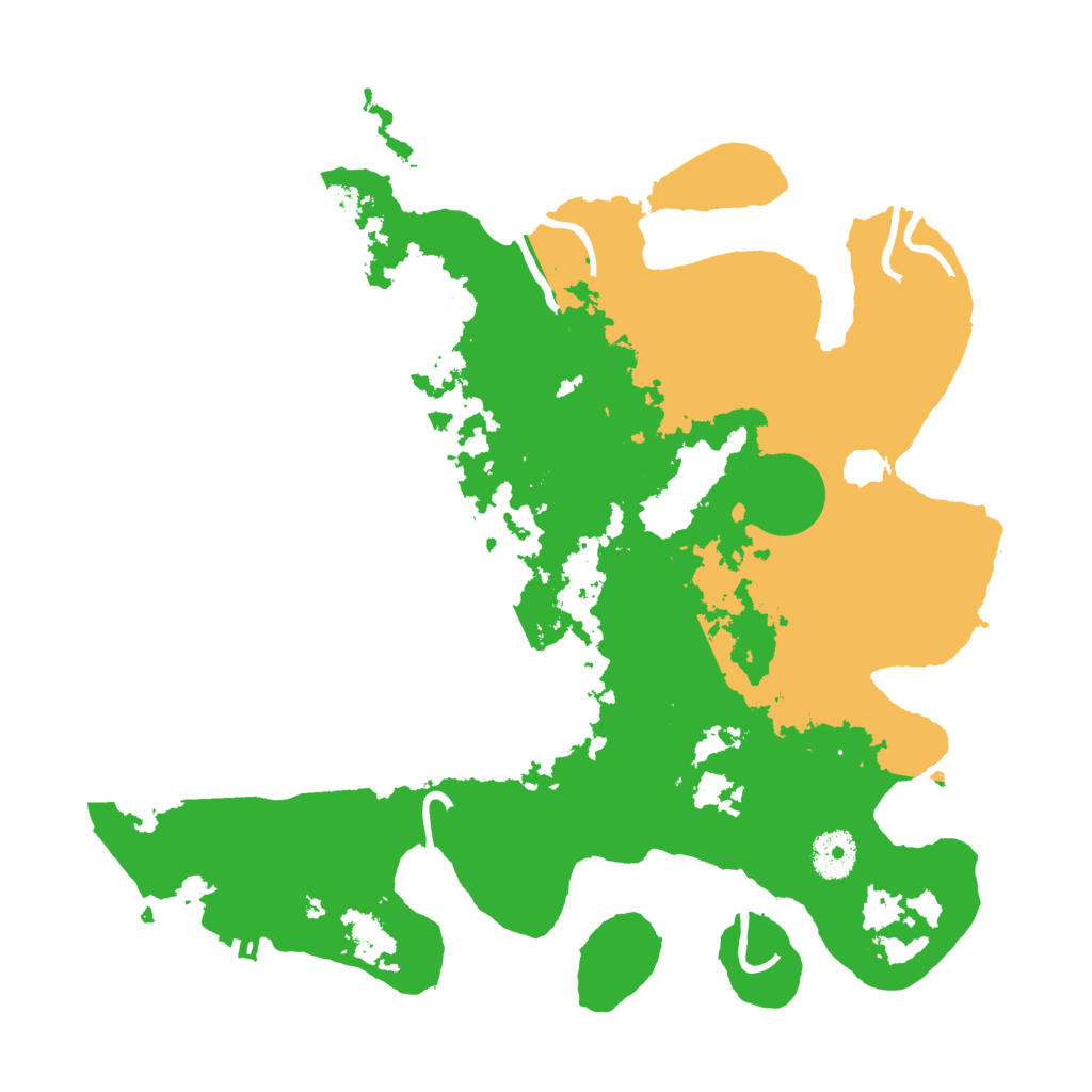 Biome Rust Map: Procedural Map, Size: 3500, Seed: 675454