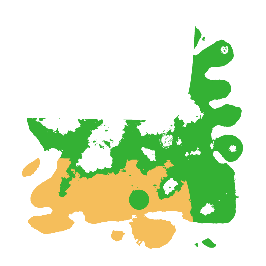 Biome Rust Map: Procedural Map, Size: 3500, Seed: 574165786