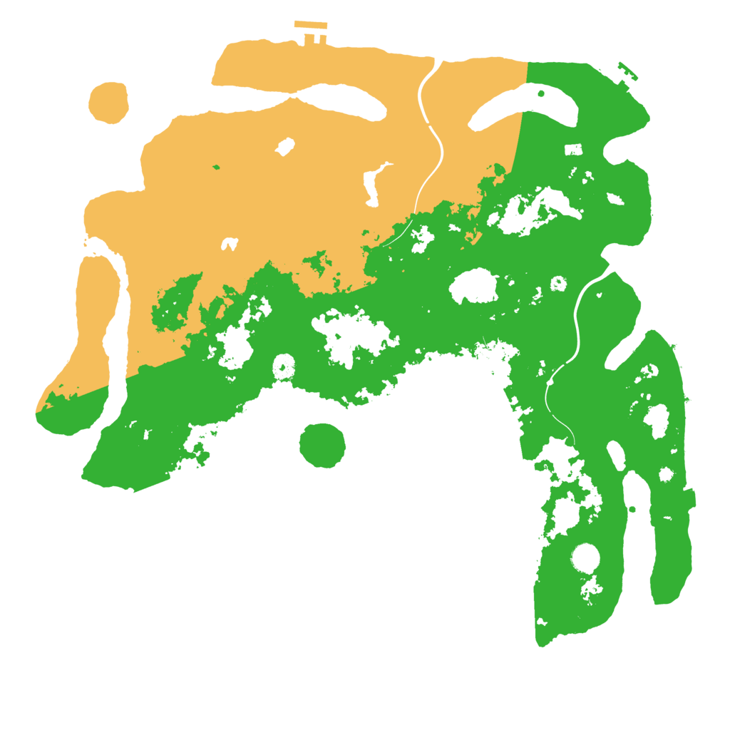 Biome Rust Map: Procedural Map, Size: 4500, Seed: 120018713