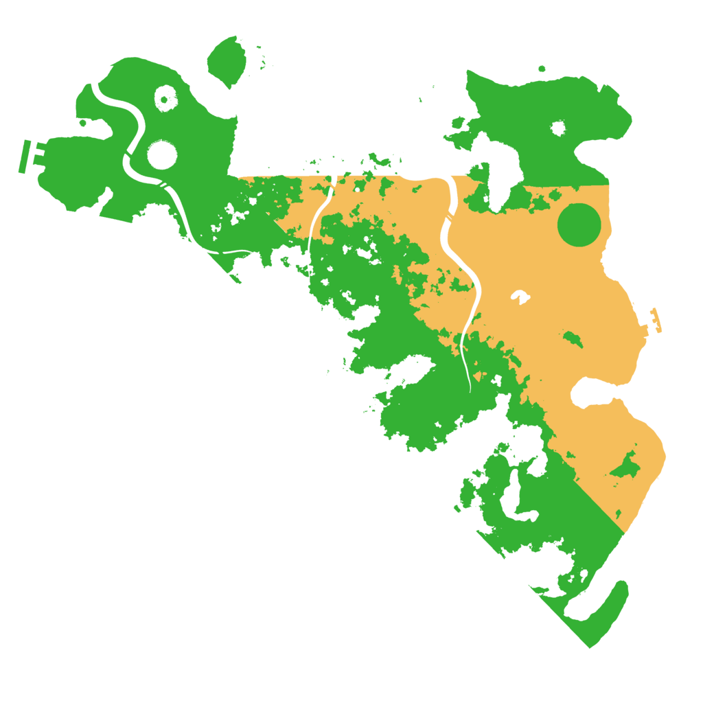 Biome Rust Map: Procedural Map, Size: 4250, Seed: 410709839