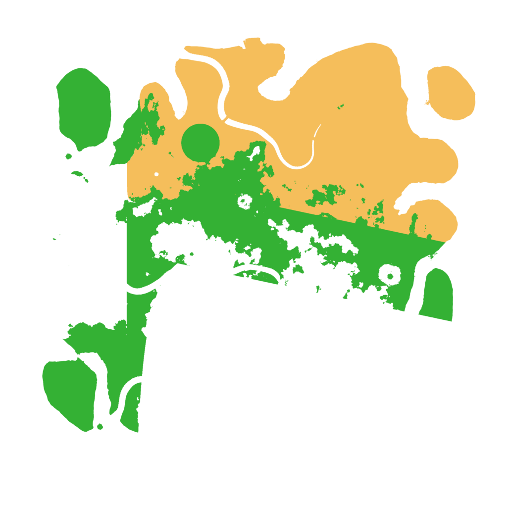 Biome Rust Map: Procedural Map, Size: 3500, Seed: 2099999697