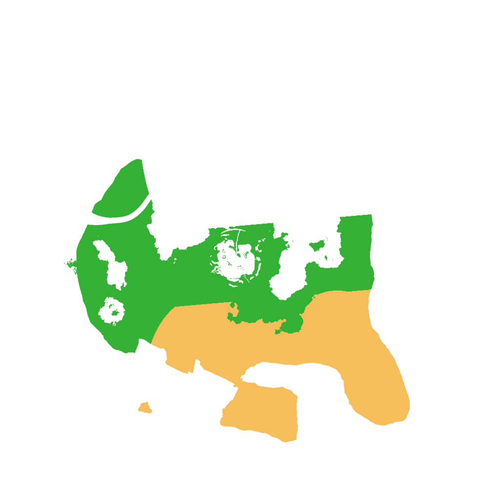 Biome Rust Map: Procedural Map, Size: 2000, Seed: 117562343