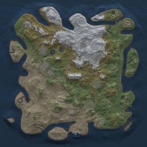 Thumbnail Rust Map: Procedural Map, Size: 4250, Seed: 408386662, 18 Monuments