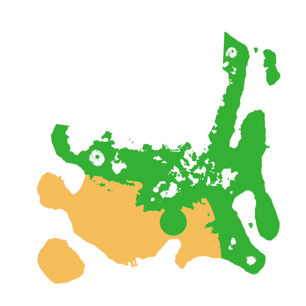 Biome Rust Map: Procedural Map, Size: 3000, Seed: 157236130