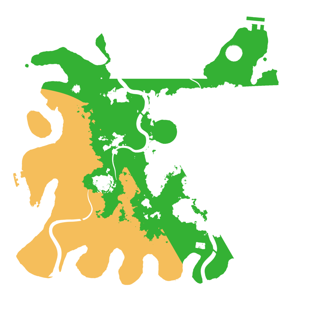 Biome Rust Map: Procedural Map, Size: 3500, Seed: 1592795709
