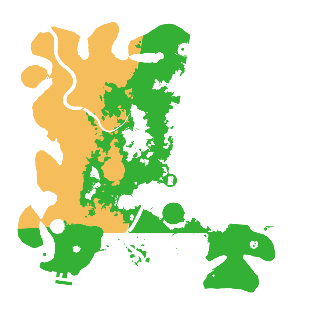 Biome Rust Map: Procedural Map, Size: 3800, Seed: 878413042