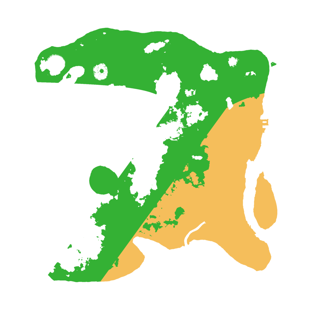 Biome Rust Map: Procedural Map, Size: 3000, Seed: 482136