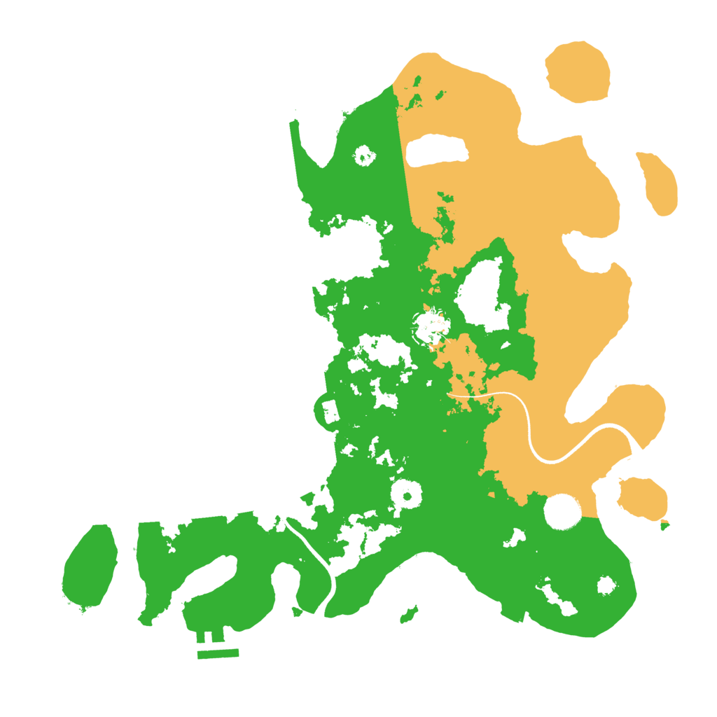 Biome Rust Map: Procedural Map, Size: 3500, Seed: 1282077724