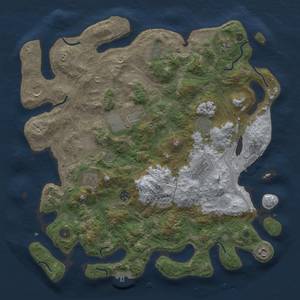 Thumbnail Rust Map: Procedural Map, Size: 4250, Seed: 1580787392, 18 Monuments