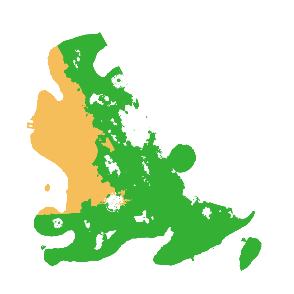 Biome Rust Map: Procedural Map, Size: 3000, Seed: 7961
